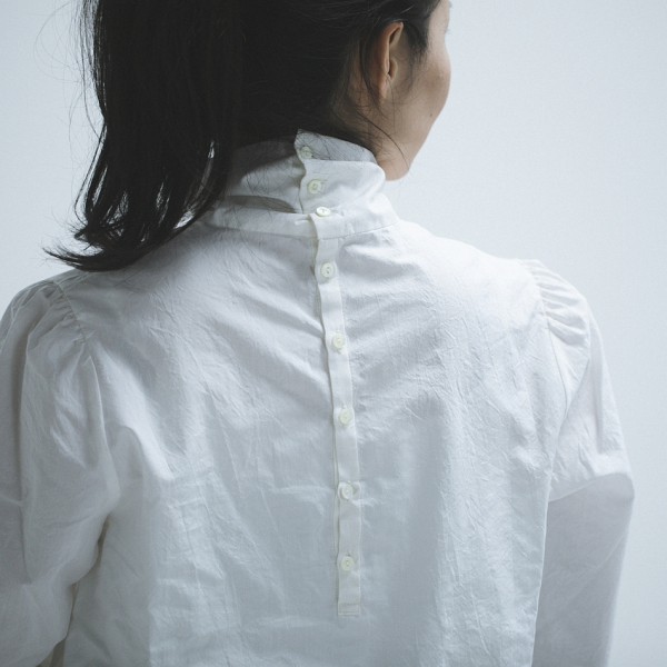 humoresque high neck blouse/white - STROLL（ストロール）