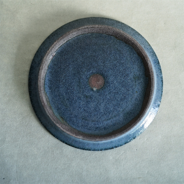 小澤基晴すみれ7寸リム皿